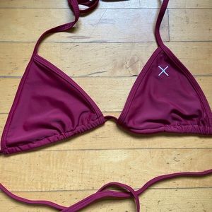 BoutineLA Plum Bikini Top